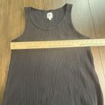 Athleta New GAP Maternity Black Rib Knit Midi Tank Dress Sizez Large Photo 2