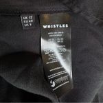 Whistles Black Helena Relaxed Shirt Dress Size 8 Photo 9