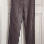 Aritzia WILFRED MELINA SPARROW TAUPE MOINEAU High-Rise Vegan Leather Pant Size 4 Photo 2