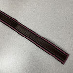 Orciani Belt Womens Medium Purple Brown Pony Animal Hair Leather Silver 1.75in Photo 4