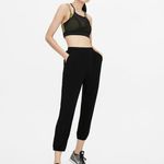Pomelo Elastic Waist Cropped Jogger Pants‎ Photo 3