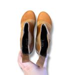 ART Company Brown Leather Ankle Chelsea Boots Size 39 Block Heel Casual Photo 5