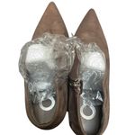 Journee Collection NWT  Demmi Booties Brown Faux Suede SZ 9 Stiletto Fall Neutral Photo 6