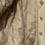 Cherokee  Brand Women's Beige Corduroy Button Front Jacket Lightly Quilted Size L Photo 2