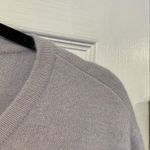 Eddie Bauer  Size XXL Pale Blue Angora Lambs Wool Crew Neck Button Cardigan Photo 2