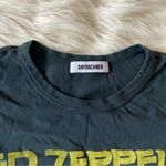 Free People  Black Yellow White Led Zeppelin Fall of Icarus Oversized T-Shirt Photo 38