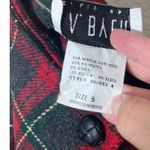 A Byer A. Byer California Vintage‎ Plaid Mini Skirt Button Front Red Green Grey Size 5 Photo 7