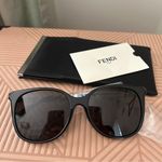 Fendi Sunglasses 56mm Black Multicolor Casual Luxury Classic Summer Vacation Photo 1