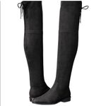 Marc Fisher Black Knee High Suede Boots Size 6 Photo 1