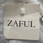 Zaful NWT White gauzy Halter neck open back lined cotton romper, size M beach Photo 2