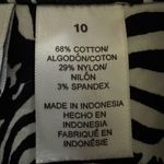 Vintage Zebra Print Jacket Black White Animal Print Size‎ 10 Y2K Photo 3