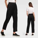 DKNY Belted Black 90's Cargo Pant Retro Size 14 Photo 1