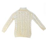 Garage ⭐️ cream colored cable knit long sleeve sweater dress size XS-S Photo 1