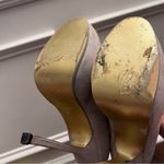 YSL Yves Saint Laurent Platform Pump Grey Suede Photo 7