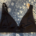 SKIMS  Black Triangle Bikini Top Photo 0