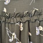 LC Lauren Conrad  Black Floral Dress cold shoulder size M‎ Photo 3