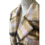 For Love & Lemons Women's Rachel Plaid Button Front Jacket Size Large Photo 3