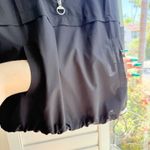 Calvin Klein Half-zip Windbreaker Hoodie in Black & Olive Green size xs Photo 4