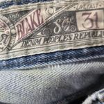 Affliction Y2K Men's  Patch Destroyed Blake Distressed Jeans Light Wash Size 31 Photo 3
