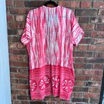 Elixir womens embroidered kimono layering festival cardigan pink M/L Size M Photo 4