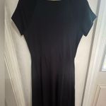Garnet Hill size small black dress. V neck with waist detail shown in pictures. Photo 8