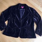 Sunny Leigh Velour Two Button Blazer, Brown, Size 18W Photo 14