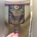 Lucky Brand Jacket Womens XS Green Camo Hooded Long Sleeve Open Tie Cardigan Photo 7