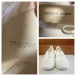 Urban Sport by J/Slides Womens White Ribbed Knit Sneaker Sz 9.5 Photo 6