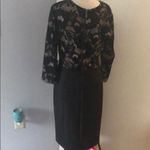 Adrianna Papell  carol lace and scuba sheath dress Photo 5