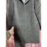 Sofia Cashmere Coat XL 14 Green Wool Alpaca Luxury Minimalist Soft Lined Women Photo 3