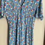 Faithfull the Brand  Mallory Floral Blue Jumpsuit Photo 6