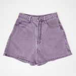 Bongo Vintage 80s Purple Denim Shorts Photo 1