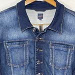 Jag jeans Women’s Dark Wash Button Front Denim Trucker Jacket XL Photo 1