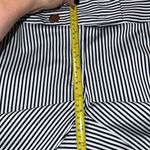 Chico's Chico’s size 00 (XS/2) crop mini sailor stripe hardware crop fashion deep navy Photo 9