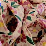 Pink Floral Print Square Neck A Photo 7