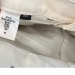 Veronica Beard Carson Jeans Ankle Flare High Rise Ecru Ivory Size 26 US 2 Photo 13