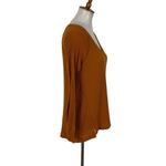 Anthropologie Maeve Thermal Top Small Burnt Orange Cozy Fall Boho Cottagecore Photo 1