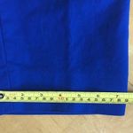 Hilary Radley Cotton, Mid Rise, Straight Leg, Capri Pants, Royal Blue, Size 12 Photo 14