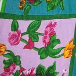 Tolani  COLLECTION MIXED MEDIA STRIPED BUTTON FRONT BOLD FLORAL FLOWY BACK TUNIC Photo 12