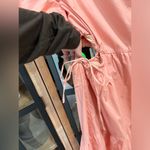 WAYF Maxi dress puff sleeve One Shoulder Cut Out Tiered midi Dress peach ruffles Photo 4