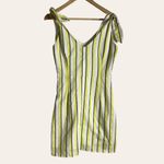 Cupcakes and Cashmere  Marguerite Striped V-Neck Tie Shoulder Mini Dress Photo 8