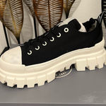 Palladium  REVOLT LO TX Black and White Women's Sneaker Size 6.5 Photo 0