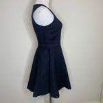 Gap  Dark  Denim Polka Dot Fit Flare Dress Sz 2 Photo 3