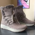 Earth Roamer Taupe Beige Suede Side Zip Lace Up Boots $139.95 EUC 7.5 Photo 0
