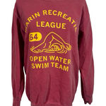 Seavees  Marin Recreation League Open Swim Team Vintage Graphic Sweatshirt Photo 0