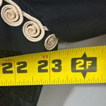 Simply Couture  3XL Plus Formal Tunic embroidered embellishment Black Gold EUC Photo 7