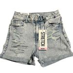 Refuge  Cut-Off Shorts Women's Size 5 High Rise Denim Blue Casual Stretch NEW Photo 0
