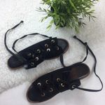 Urban Outfitters Bonnie Lace-Up Black River Gladiator Sandal Size 9 Photo 2