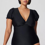 Torrid  Retro Puff Sleeve One Piece Swimsuit - New - Size 322/24 (3) Photo 0