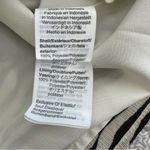 J. Crew Zebra Print Long Sleeve Mock Neck Blouse Ivory Black Lined Size M Size M Photo 7